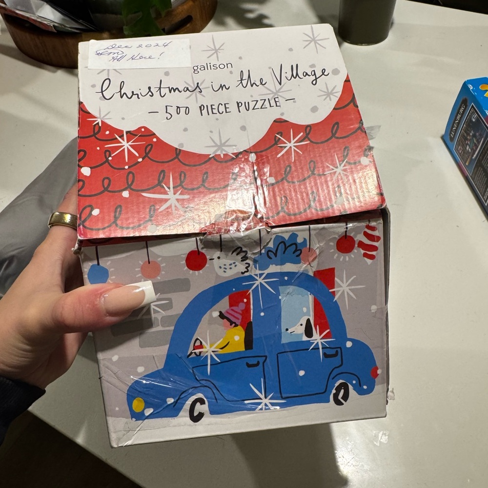 Galison - Christmas in the village 500pc puzzle